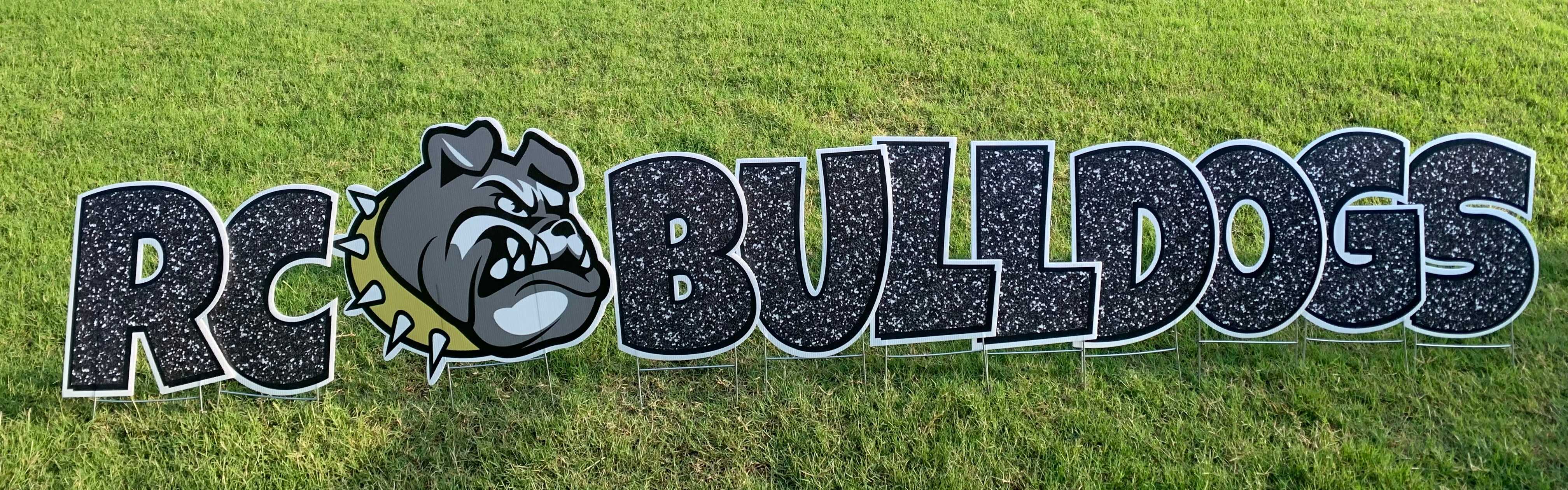 Yard card sign collection rc bulldogs 