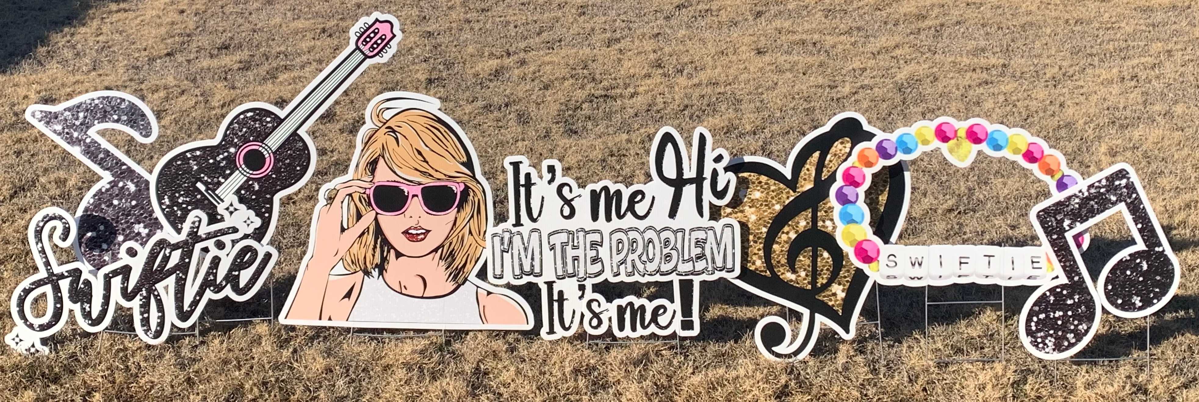 Yard card sign collection swiftie 